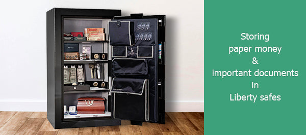 Storing Paper Money & Important Documents in Liberty Safes