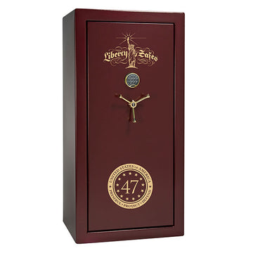 Liberty 47 Burgundy Marble Gun Safe - Limited Edition, image 1