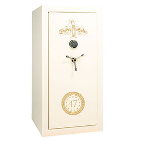 Liberty 47 White Gloss Gun Safe - Limited Edition, image 1