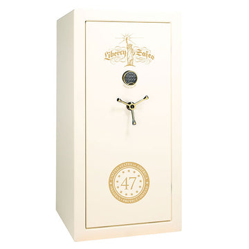 Liberty 47 White Gloss Gun Safe - Limited Edition, image 1