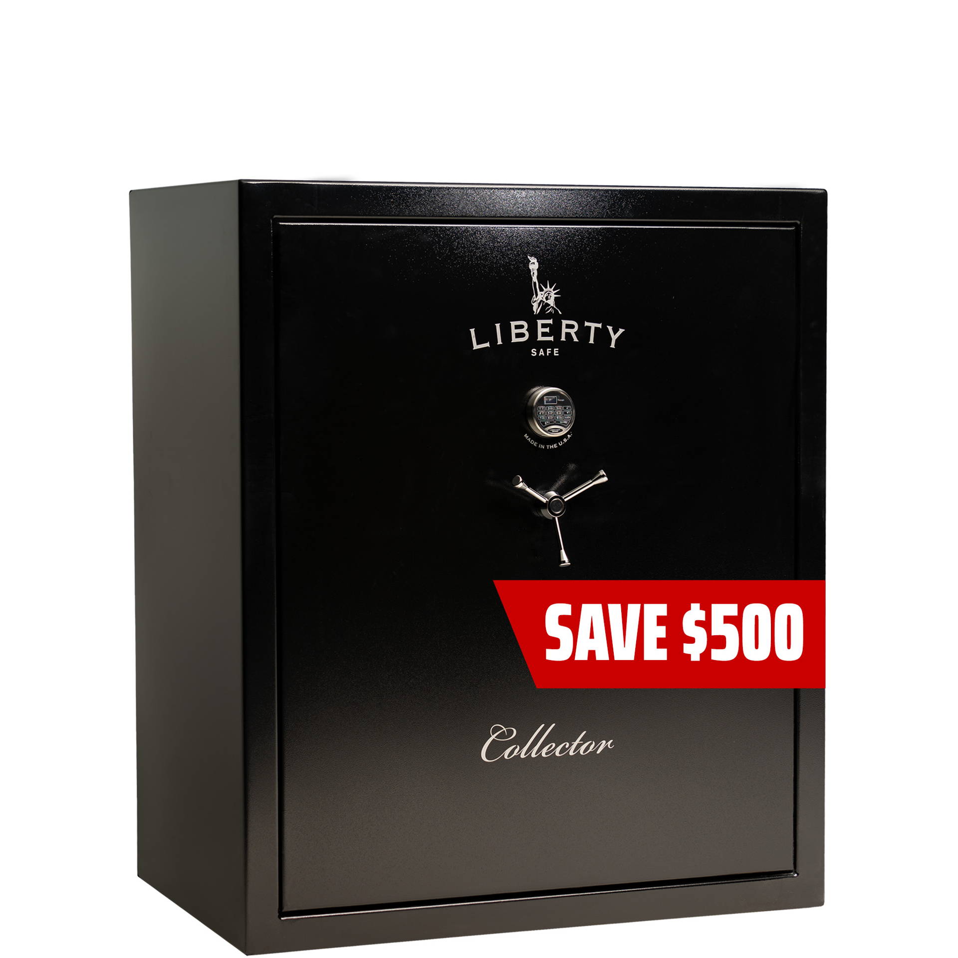 Liberty Collector Textured Black Gun Safe With Electronic Lock for Sale