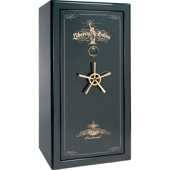 Presidential Series | Level 8 Security | 2.5 Hours Fire Protection | 40 | Dimensions: 66.5"(H) x 36"(W) x 32"(D) | Green Gloss | Mechanical Lock, photo 3