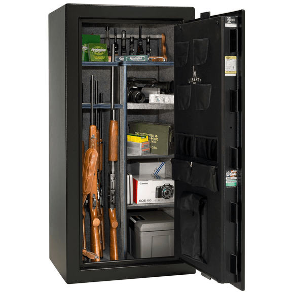 Colonial Series | Level 3 Security | 75 Minute Fire Protection | 23 | DIMENSIONS: 60.5"(H) X 30"(W) X 25"(D) | Black Textured | Mechanical Lock, photo 17