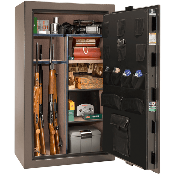 Colonial Series | Level 3 Security | 75 Minute Fire Protection | 50 | DIMENSIONS: 72.5"(H) X 42"(W) X 30.5"(D) | Black Gloss | Mechanical Lock, photo 31