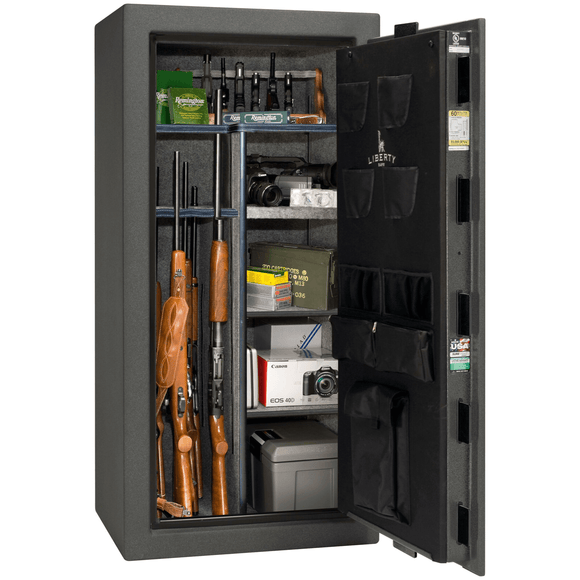 Colonial Series | Level 3 Security | 75 Minute Fire Protection | 23 | DIMENSIONS: 60.5"(H) X 30"(W) X 25"(D) | Black Gloss | Mechanical Lock, photo 20