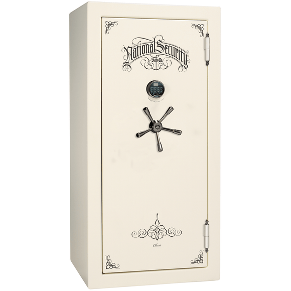 Classic Plus Series | Level 7 Security | 110 Minute Fire Protection | 25 | DIMENSIONS: 60.5"(H) X 30"(W) X 28.5"(D) | Burgundy 2 Tone | Mechanical Lock, photo 3