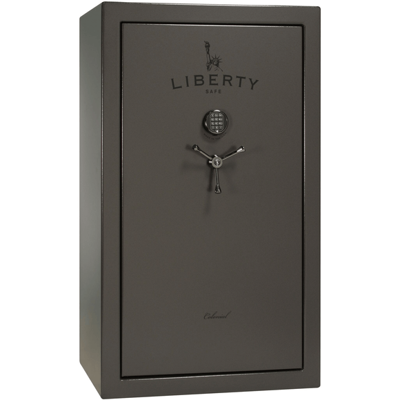 Colonial Series | Level 3 Security | 75 Minute Fire Protection | 50XT | DIMENSIONS: 72.5"(H) X 42"(W) X 30.5"(D) | Black Textured | Electronic Lock, photo 36