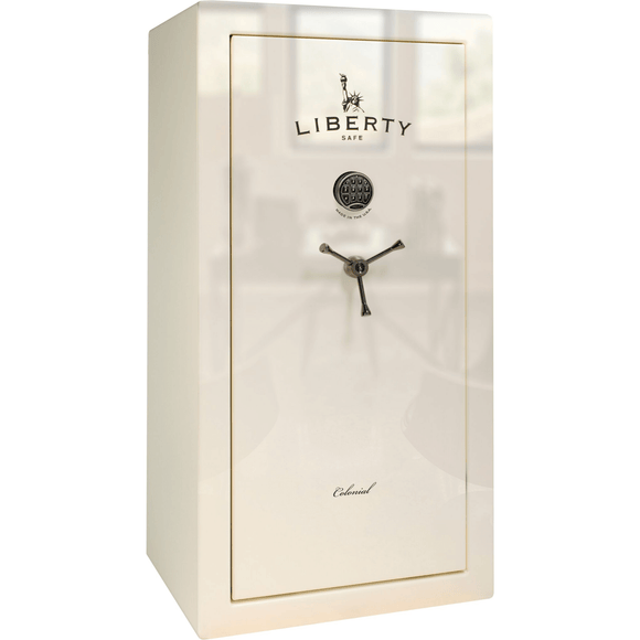 Colonial Series | Level 3 Security | 75 Minute Fire Protection | 30 | DIMENSIONS: 60.5"(H) X 36"(W) X 25"(D) | White Gloss Black Chrome | Electronic Lock, photo 10