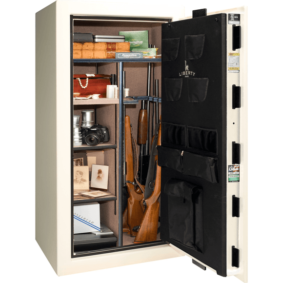 Colonial Series | Level 3 Security | 75 Minute Fire Protection | 50 | DIMENSIONS: 72.5"(H) X 42"(W) X 30.5"(D) | Black Textured | Mechanical Lock, photo 14