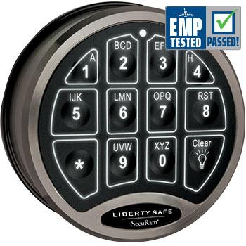 Accessory - Electronic Lock - BackLit - Black Chrome, photo 1