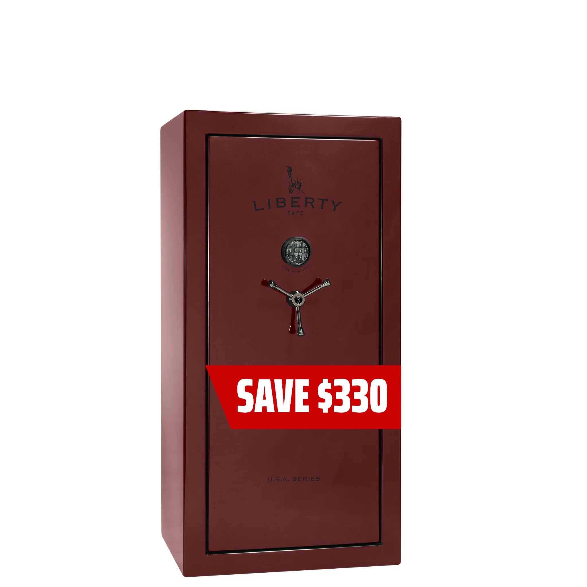 Liberty USA 30 Burgundy Marble Gun Safe Promo, photo 1