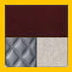 Burgundy Gloss/Diamond Stitched Faux Leather/Brass