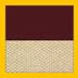 Burgundy Gloss/Beige Velour/Brass Hardware