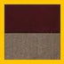 Burgundy Marble/Beige Velour/Brass Hardware