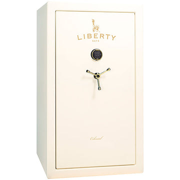 Liberty Colonial 30 White Ivory Gloss Gun Safe - Labor Day Sale, image 1 
