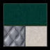 Green Gloss/Diamond Stitched Faux Leather/Black Chrome