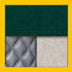 Green Gloss/Diamond Stitched Faux Leather/Brass