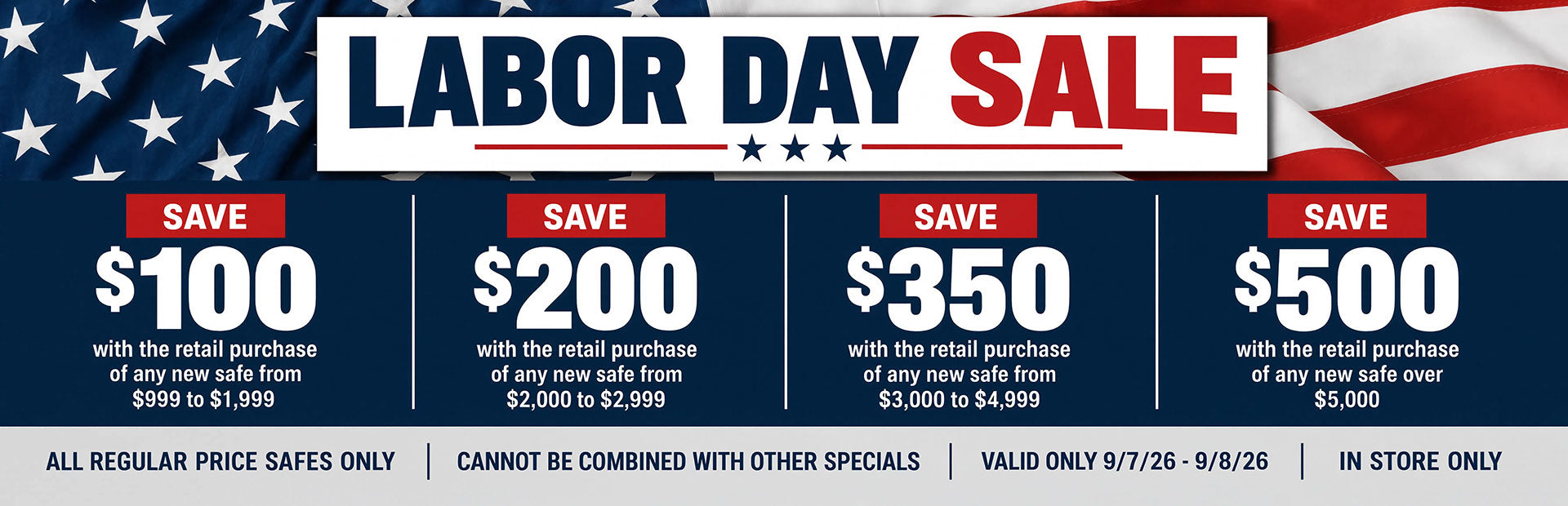 Labor day sale 2026 tsk