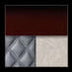Two-Tone Burgundy Gloss/Diamond Stitched Faux Leather/Black Chrome