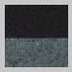 Black Textured/Gray Fabric/Chrome Hardware