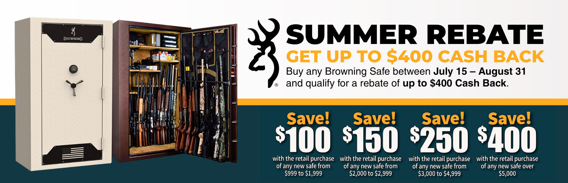 Browning Safes Summer 2026 Rebate