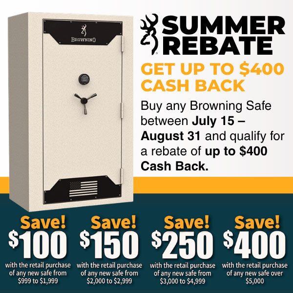 Browning Safes Summer 2026 Rebate