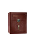 Burgundy Gloss/Beige Velour/Brass Hardware