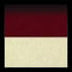 Burgundy Metallic Feathered Edge/Beige Velour/Black Chrome Hardware