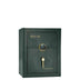 Green Gloss/Beige Velour/Brass Hardware