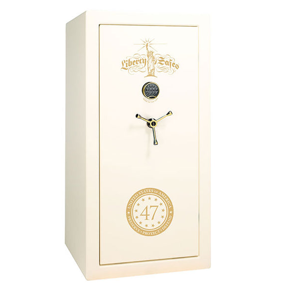 Liberty 47 White Gloss Gun Safe - Limited Edition, photo 1