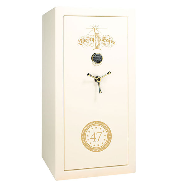 Liberty 47 White Gloss Gun Safe - Limited Edition, image 1 