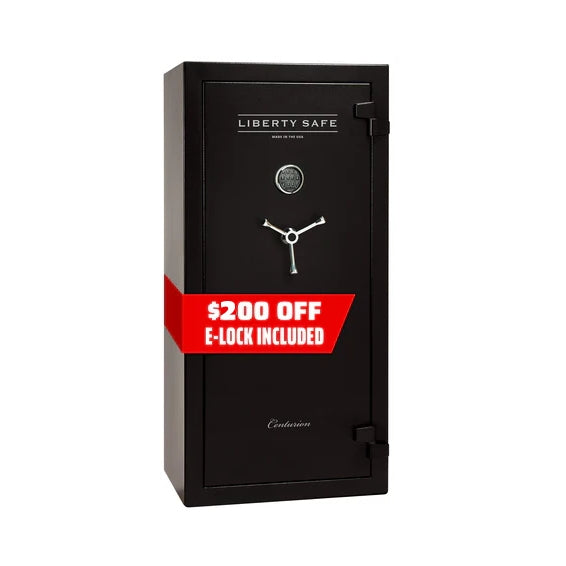 Liberty Centurion 24 Textured Black Gun Safe with Elock PROMO, image 1 