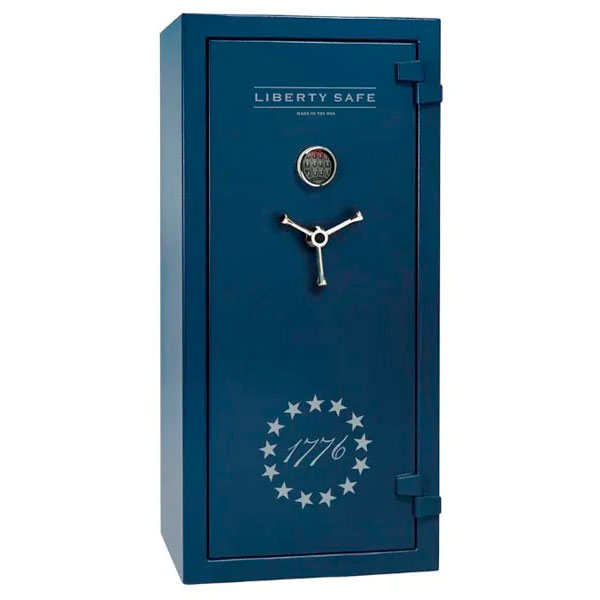 Liberty Centurion 24 Textured Blue "1776" Gun Safe with ELock - Presidents Day Sale, image 1 