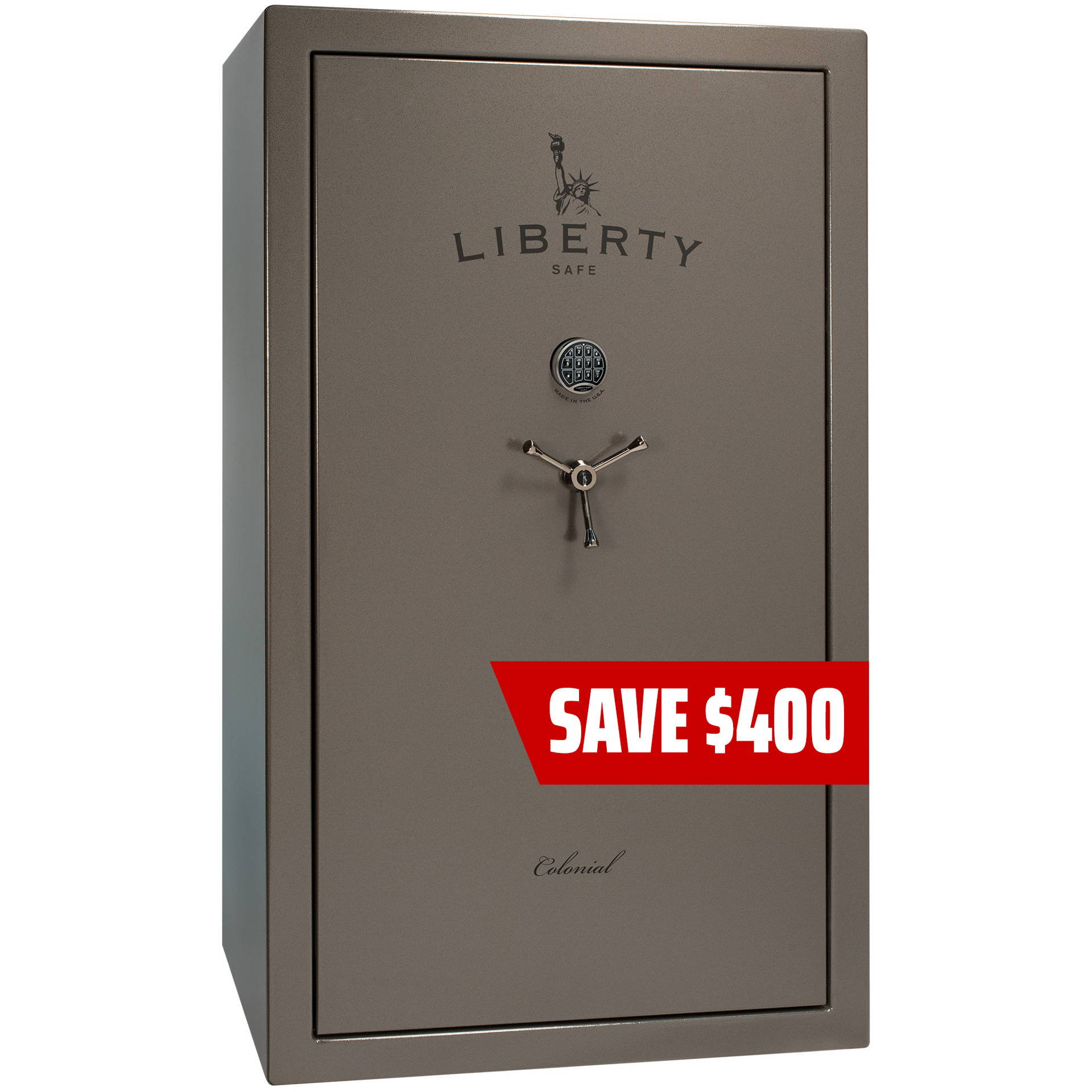 Liberty Colonial 50 Gary Marble Gun Safe w/ Elock - Big Safe Promo, photo 1