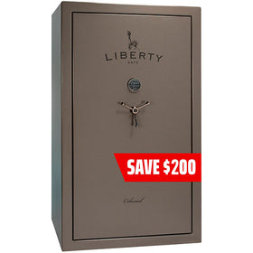 Liberty Colonial 50 Gray Marble Gun Safe with Black Chrome Elock PROMO, image 1 