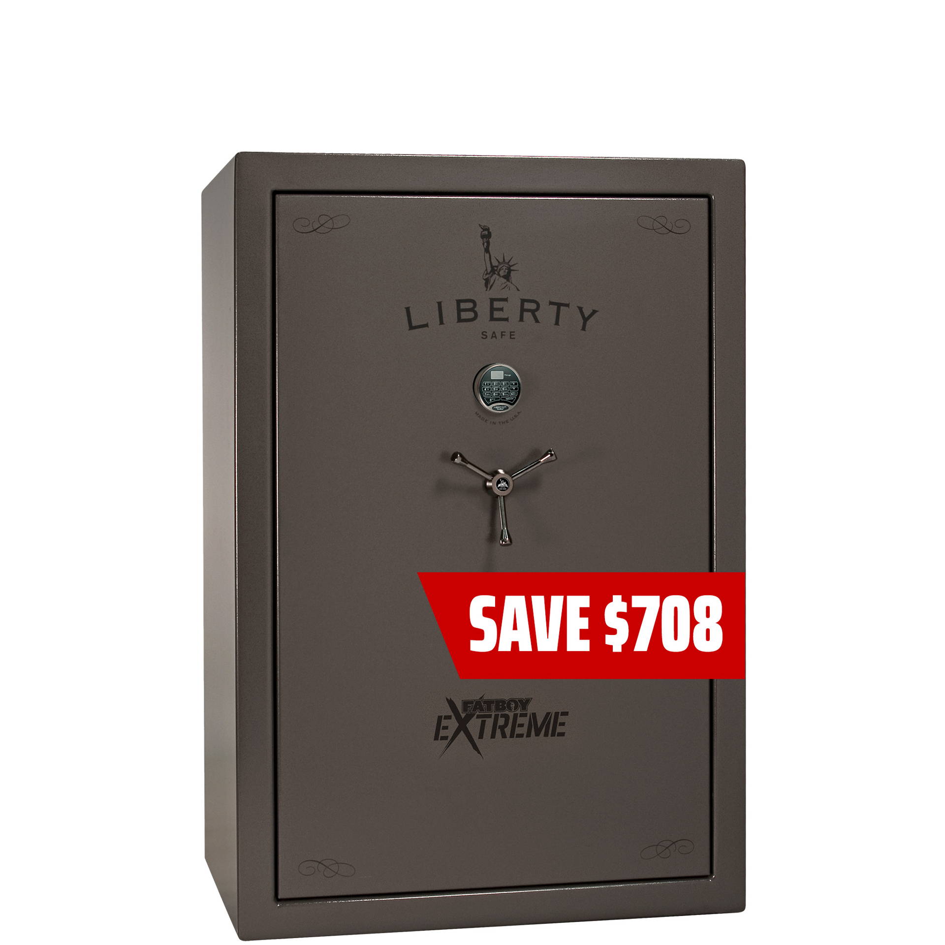 Liberty Fatboy Extreme Gray Marble Gun Safe w/ Elock - Big Safe Promo, photo 1