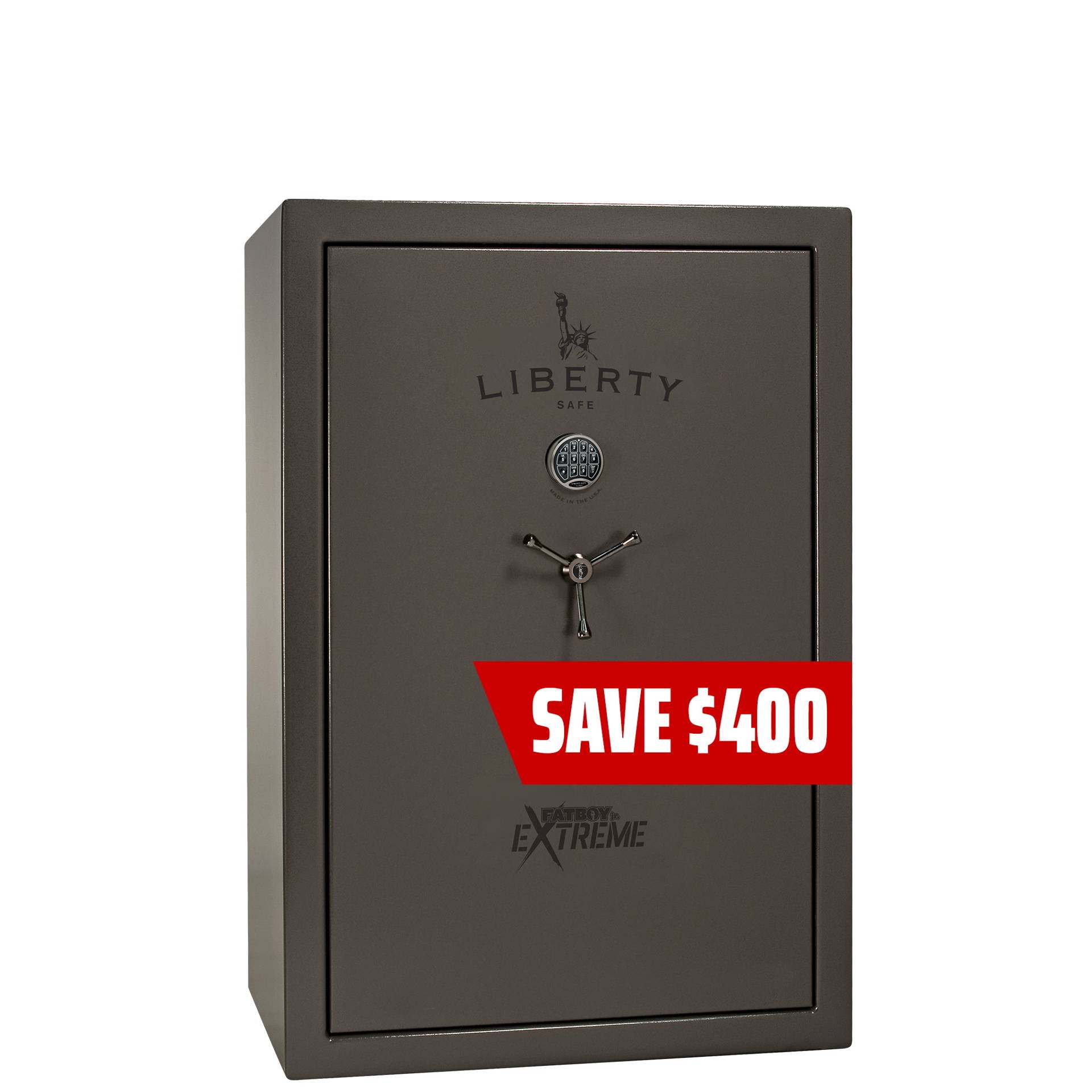 Liberty Fatboy Jr Extreme Gray Marble Gun Safe w/ Elock - Big Safe Promo, photo 1