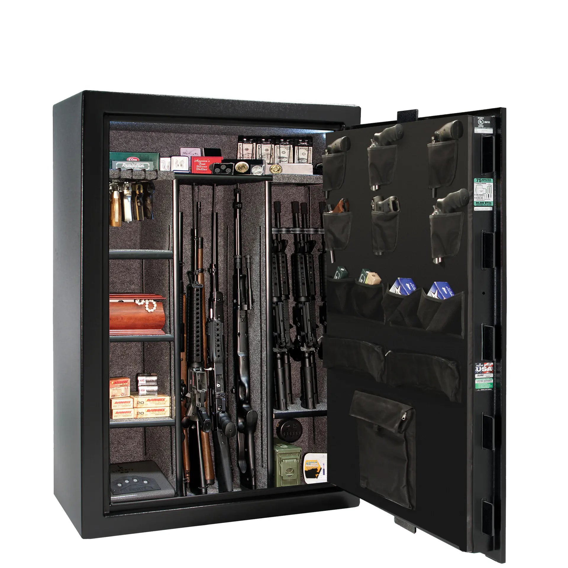 Liberty Fatboy Jr Extreme Textured Black Gun Safe w/ Elock - Big Safe Promo, photo 2