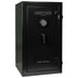 Black Textured/Gray Fabric/Black Chrome Hardware