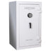 White Speckled Texture/Gray Fabric/Black Chrome Hardware