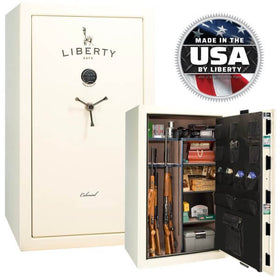 Liberty Colonial 30 White Gloss Gun Safe PROMO, image 1 