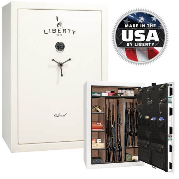 Liberty Colonial 35 Gloss White Gun Safe PROMO, photo 1