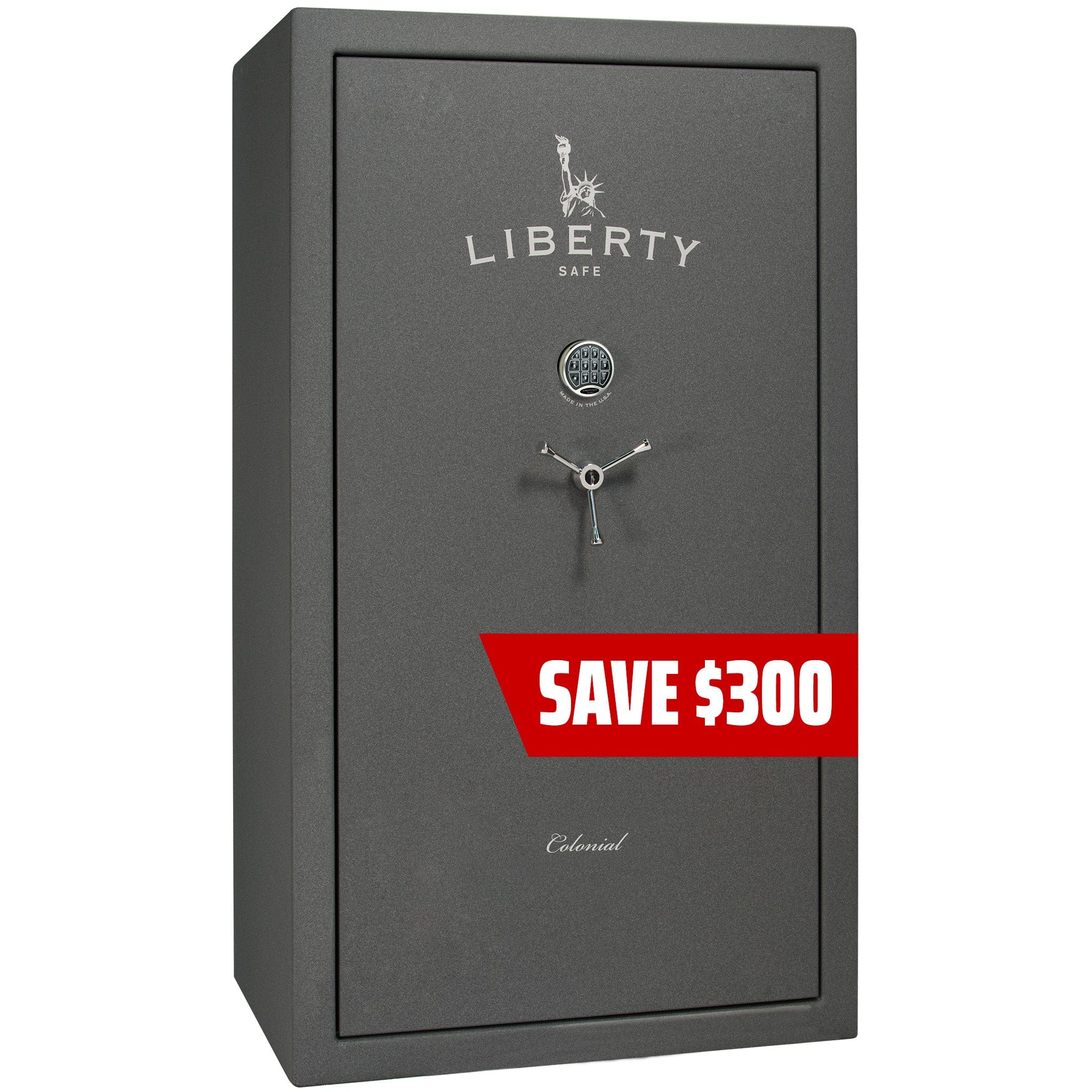 Liberty Colonial 50 Textured Granite Gun Safe Promo, image 1 