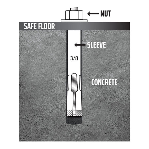 Liberty Safe Concrete Anchor Kit with Drill Bit, photo 3