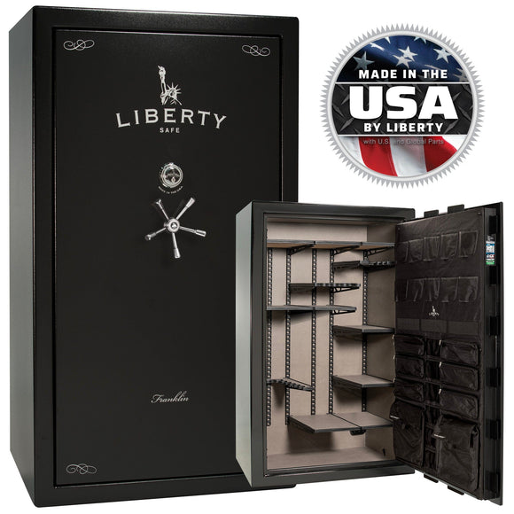 Liberty Franklin 50 Textured Black Gun Safe - Veterans Day Sale, photo 1