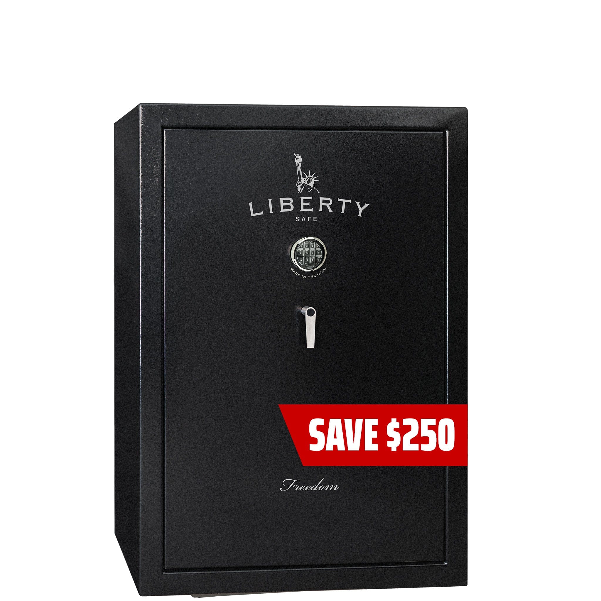 Liberty Freedom 48 Textured Black Gun Safe with Elock PROMO, image 1 