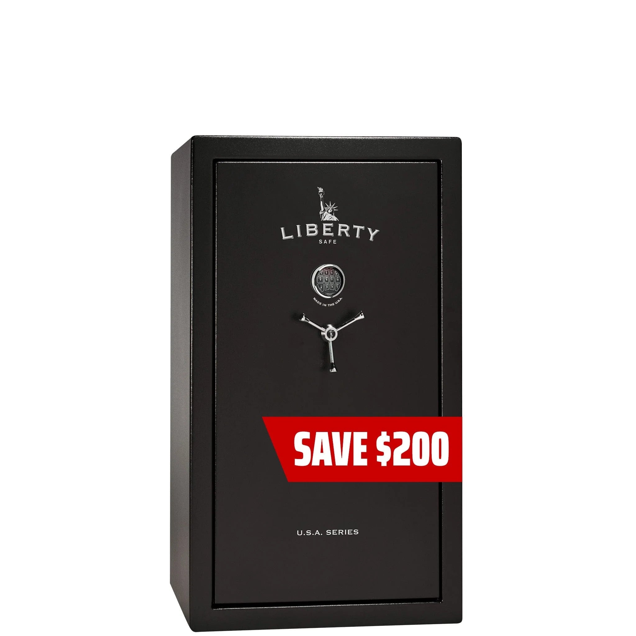 Liberty USA 36 Textured Black Gun Safe with Elock, image 1 