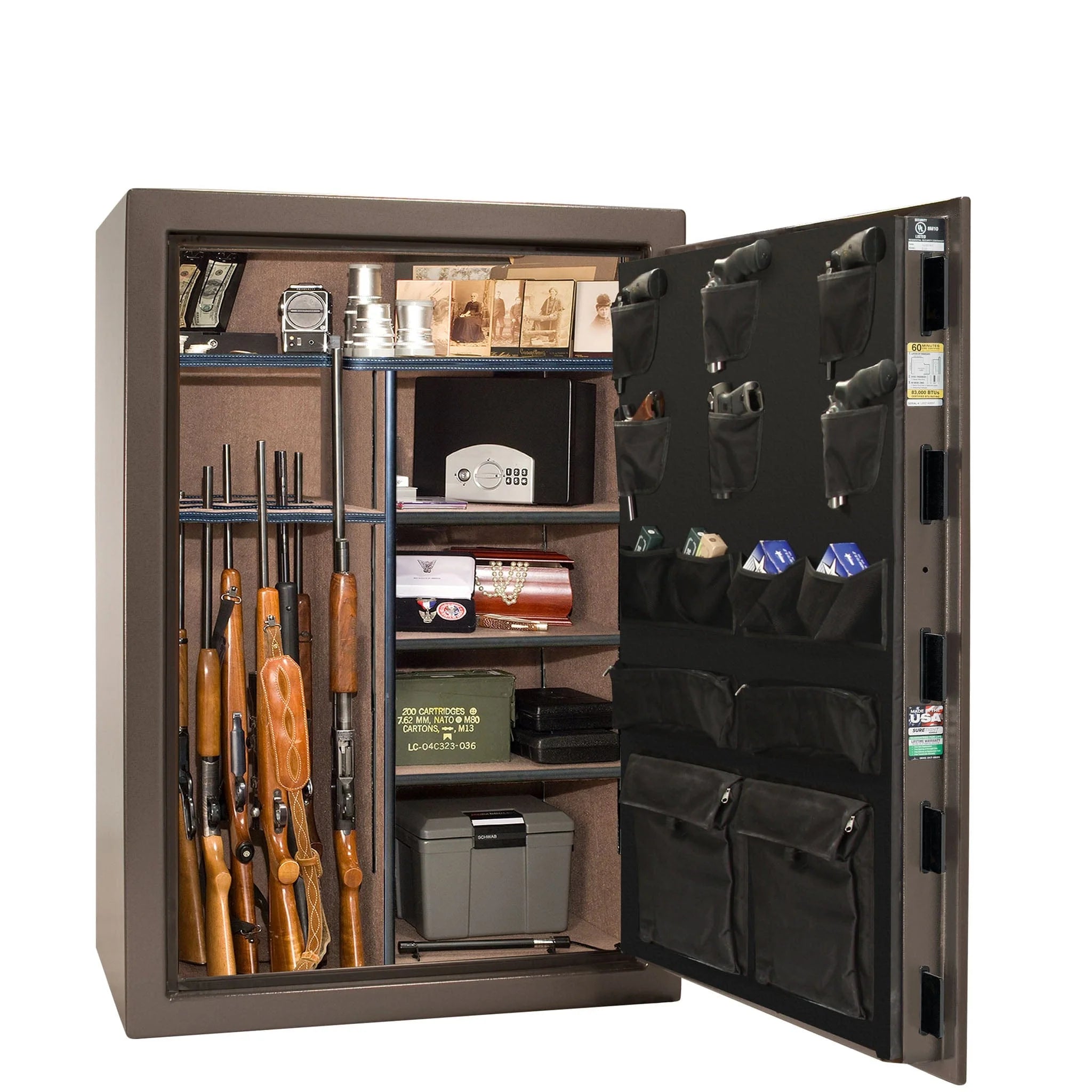 Liberty USA 48 Textured Bronze Gun Safe with Elock and Accessory Deluxe Bundle PROMO, image 2 