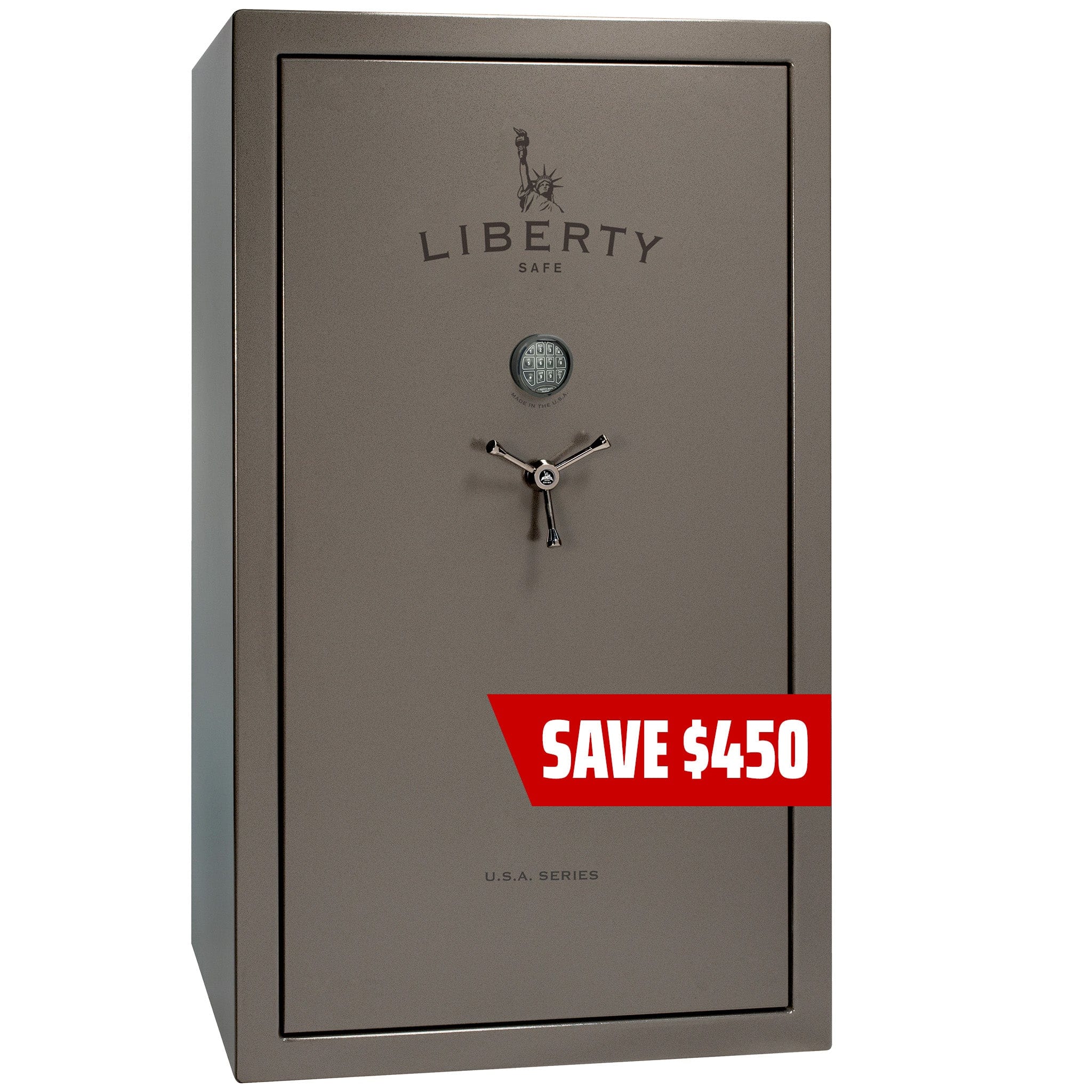 Liberty USA 50 Gray Marble Gun Safe with ELock - Presidents Day Sale, image 1 