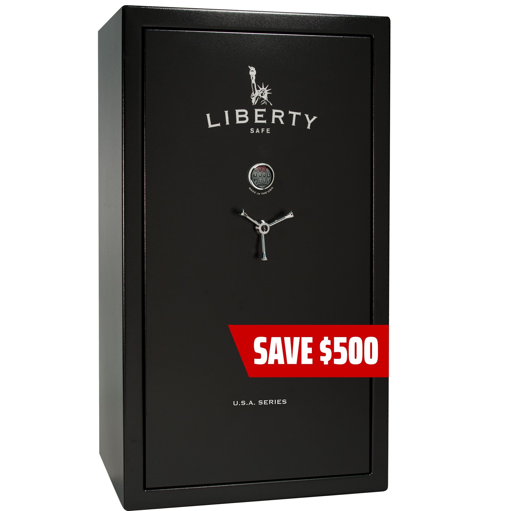 Liberty USA 50 Textured Black Gun Safe with ELock - Presidents Day Sale, image 1 